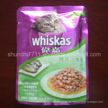Embalaje de alimentos para gatos frescos
